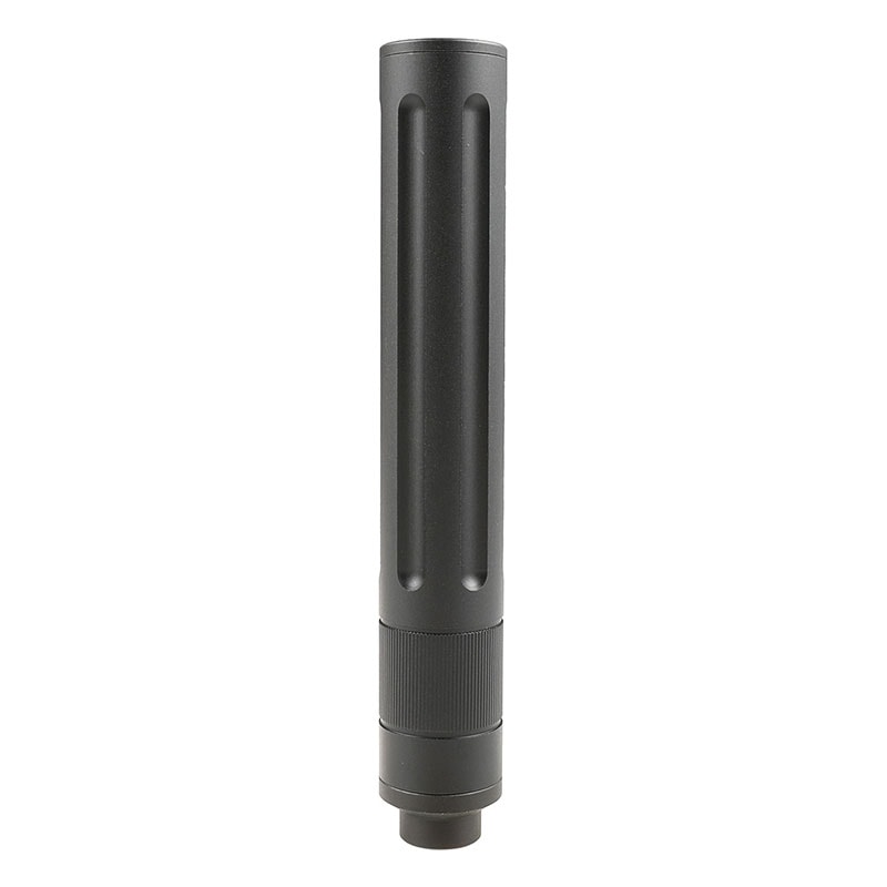 SLONG Airsoft フルートスリムサイレンサー (14mm逆ネジ/Φ28
