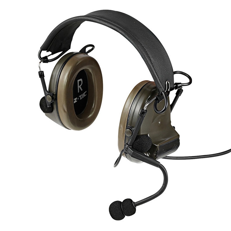 Z-Tactical ComTac2スタイル 無線ヘッドセット FG | ヘッドウェア,無線