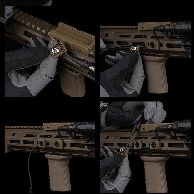 WoSporT ARSONタイプ WIREGUIDE M-LOK レイル リモートコード ガイド