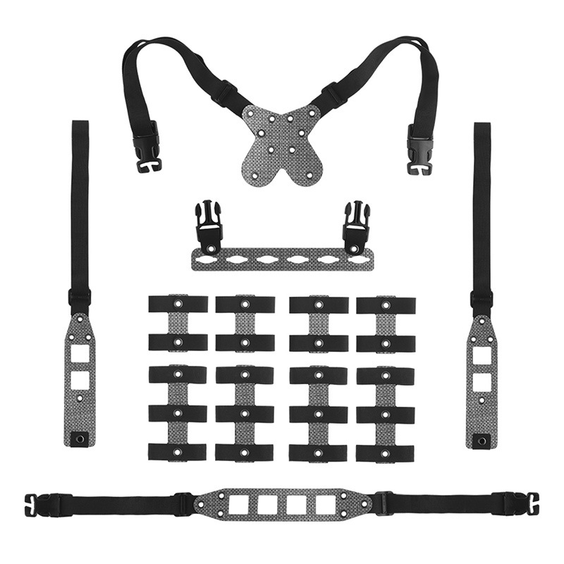 WoSporT GBRSスタイル モジュラー チェストリグ Lite Black | サバゲー