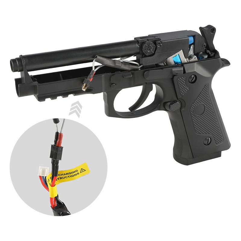 CYMA CM132S M9A1 AEP Black (電動ハンドガン/MOSFETモデル/バッテリー