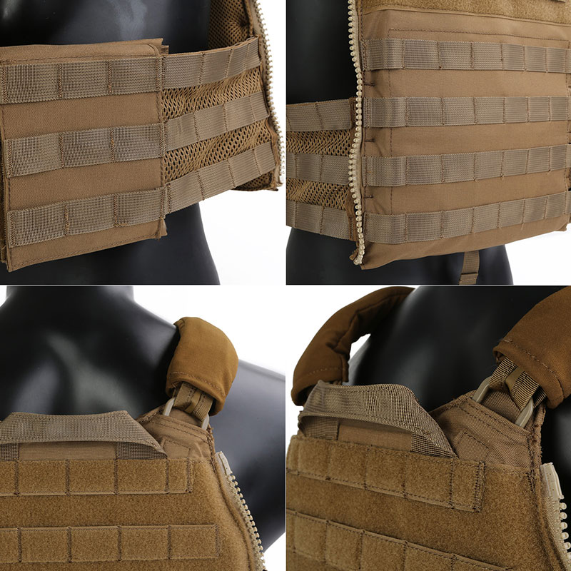 VOLK TACTICAL GEAR ブラウンタクティカルベスト Wosport VE-83 Plate Carrier Tactical Vest Coyote Brown – airsoft