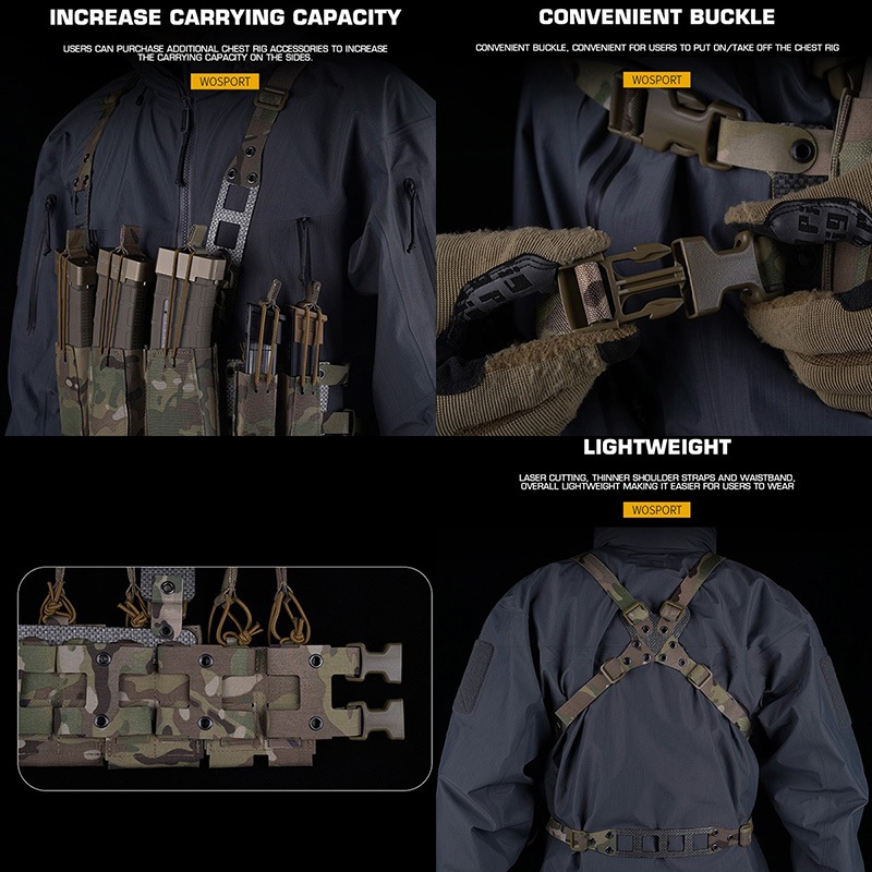 WoSporT GBRSスタイル モジュラー チェストリグ Lite CB | サバゲー
