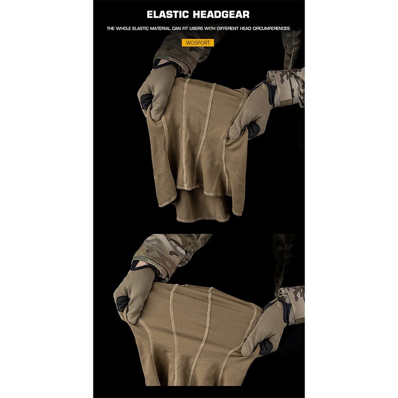 WoSporT タクティカル バラクラバ メッシュタイプ Tan | ヘッドウェア