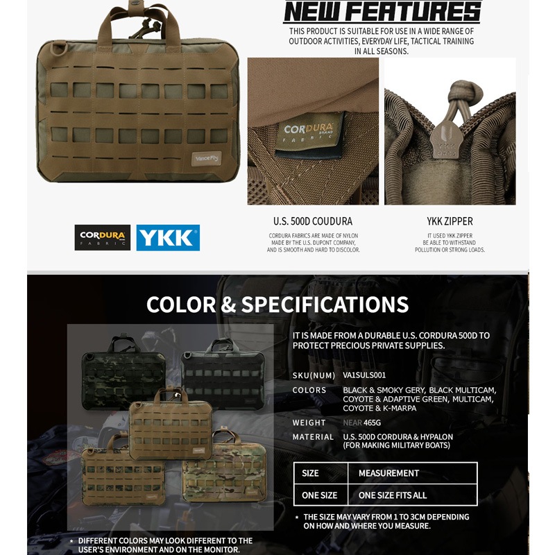 VanceFly LIBRA ビジネスバッグ Coyote & Adaptive Green | サバゲー