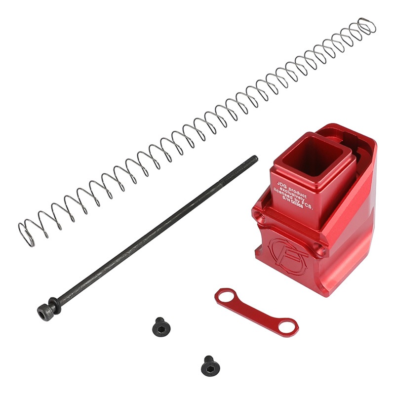 JDG FCS GLOCK 6roundタイプ マガジンエクステンション Red (Licensed