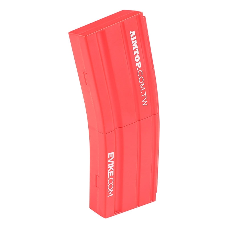 AIMTOP/EVIKE M4マガジン型ユーティリティーケース RED | ミリタリー