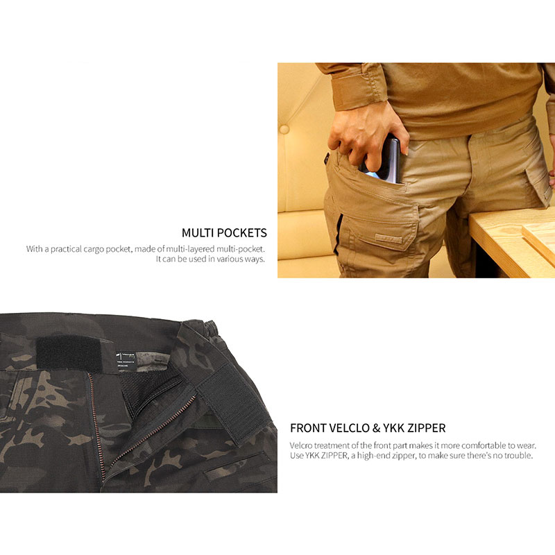 VanceFly Reckless タクティカル コンバット パンツ MultiCam L