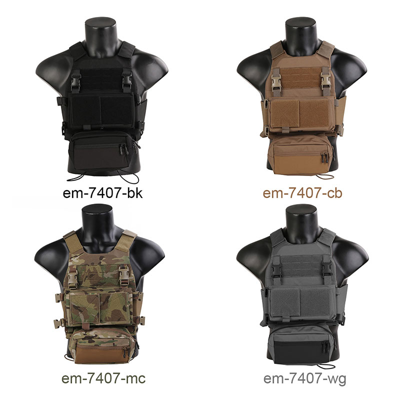 プレートキャリア+マイクロチェストリグ　セット EMERSON Krydexタイプ ロービズスリックプレートキャリア (Mk3 Micro