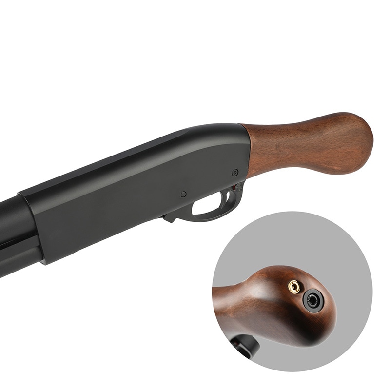 Golden Eagle M870 ガスショットガン ブリーチャー Black/RealWood