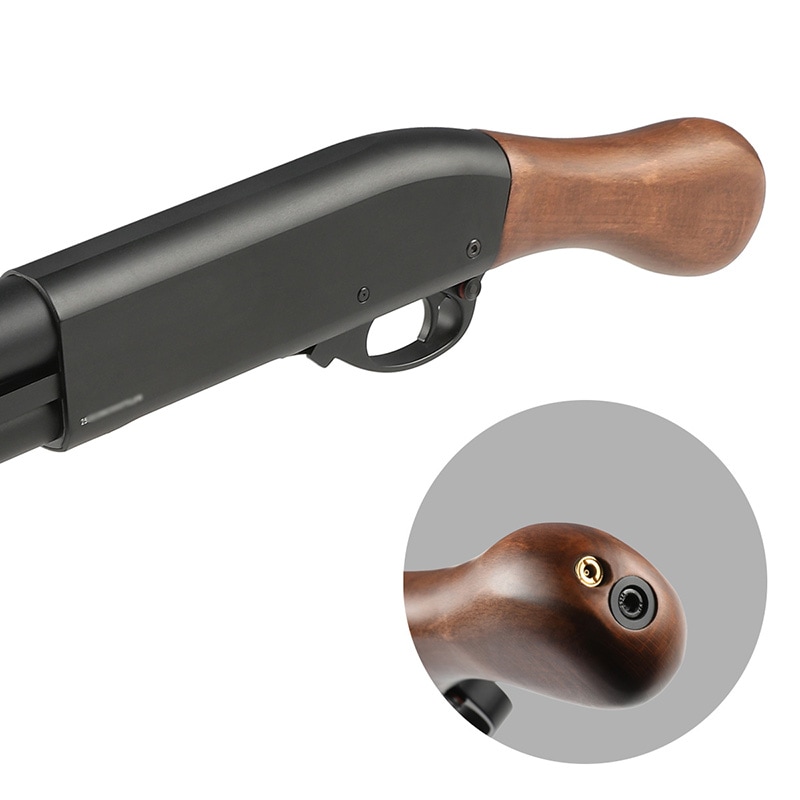 Golden Eagle M870 ガスショットガン ブリーチャー Black/RealWood