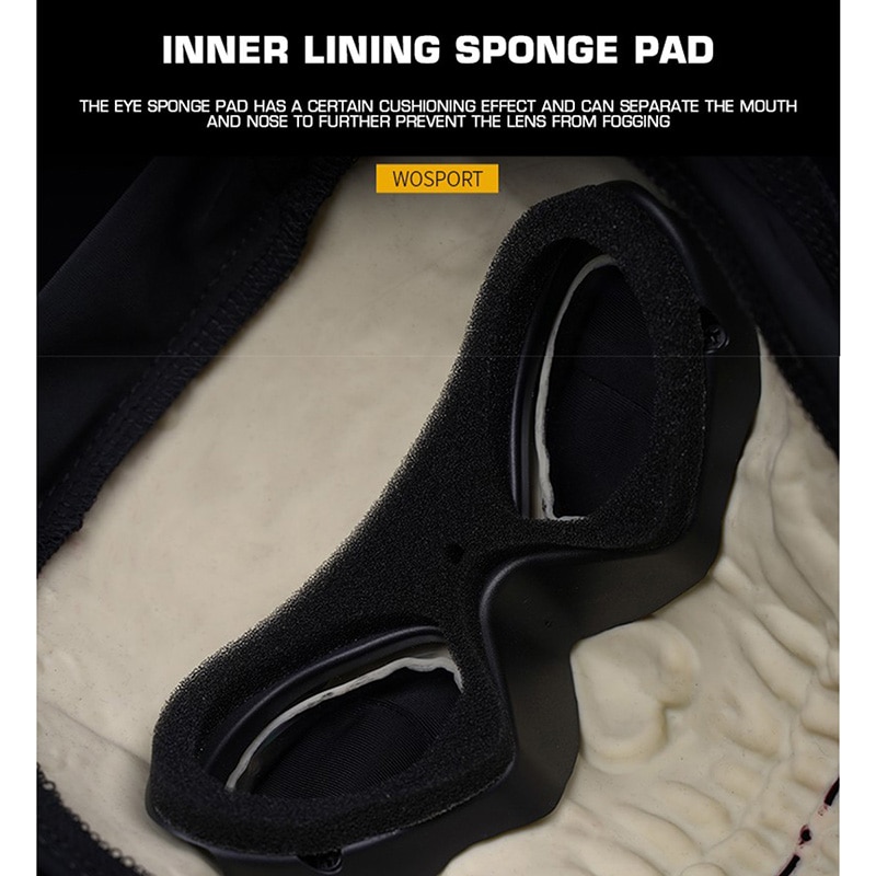 WoSporT ゴーストスカルバラクラバ Red | ヘッドウェア,マスク