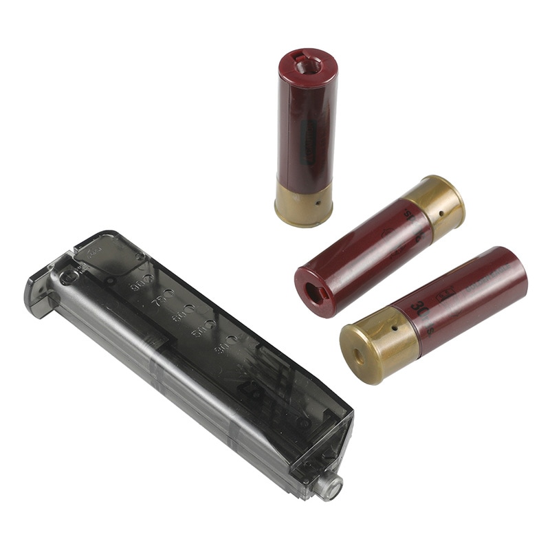 Golden Eagle M870 ガスショットガン ブリーチャー Silver/RealWood