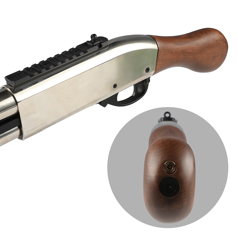 Golden Eagle M870 ガスショットガン ブリーチャー Silver/RealWood