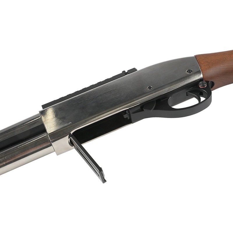 Golden Eagle M870 ガスショットガン ブリーチャー Silver/RealWood