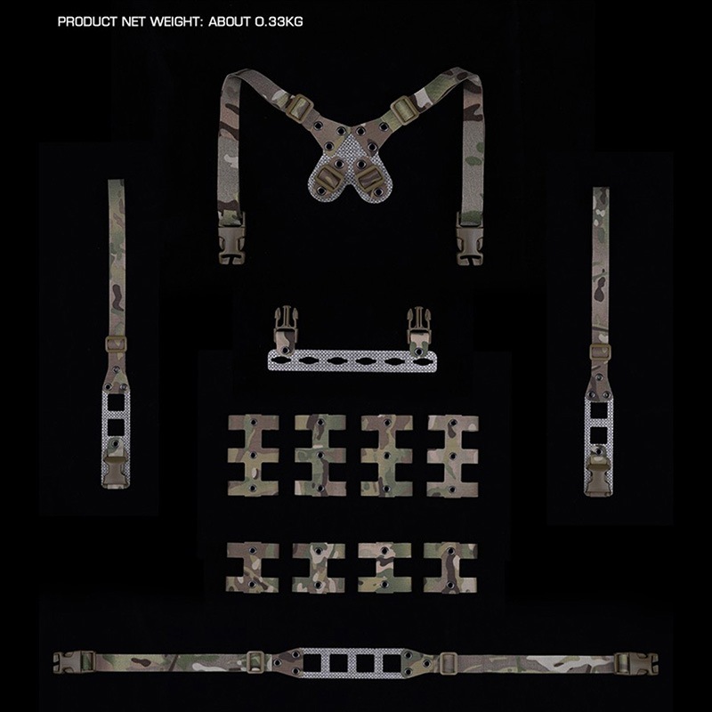 WoSporT GBRSスタイル モジュラー チェストリグ Lite WG | サバゲー