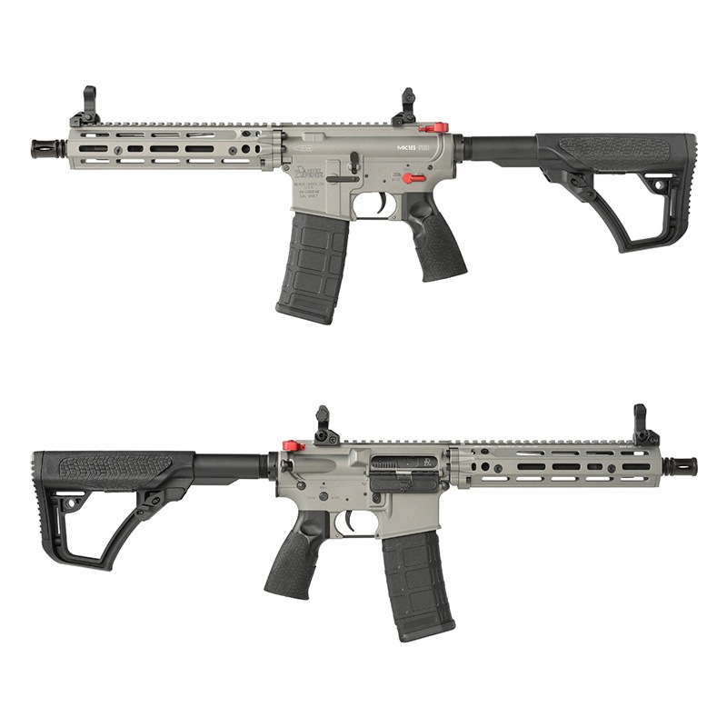 EMG/CYMA Plus CM105ADDS DD4 MK18 RIII SBR SilverGray 10.3inch AEG (Official Licensed/JP Ver./Platinum꡼/EshooterŻҥȥꥬ/180¿ݾ/ư)