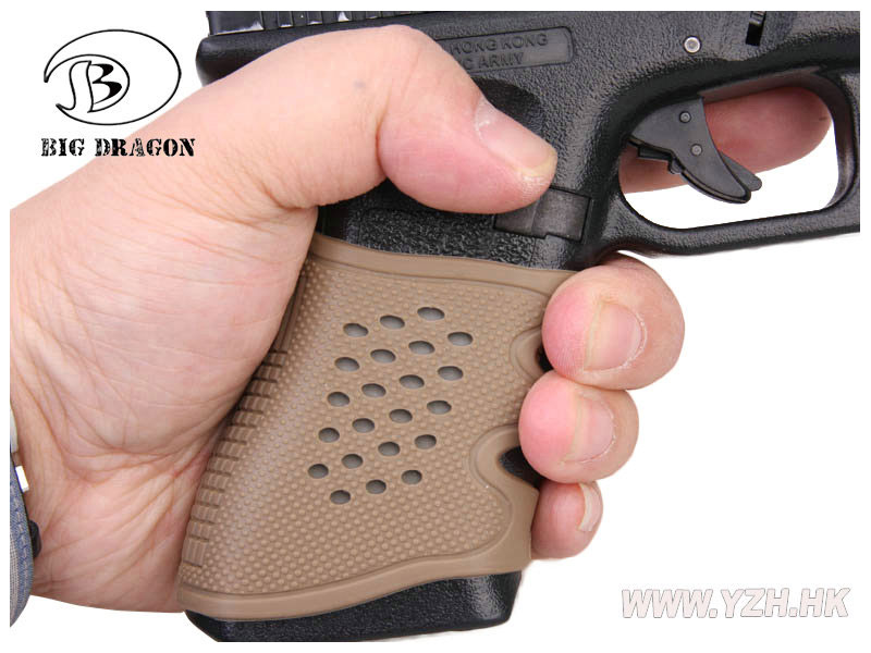 BIGDRAGON GLOCK用ノンスリップ ラバーグリップカバー DE【メール便