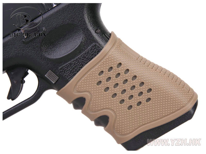 BIGDRAGON GLOCK用ノンスリップ ラバーグリップカバー DE【メール便