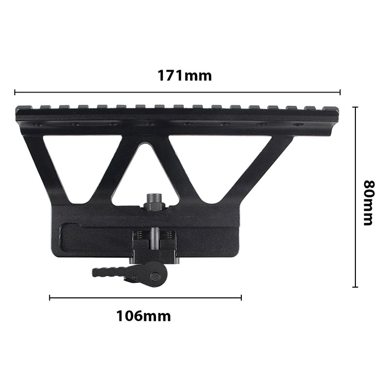 WADSN MIスタイル AKオプティックマウント | エアガンパーツ,マウント