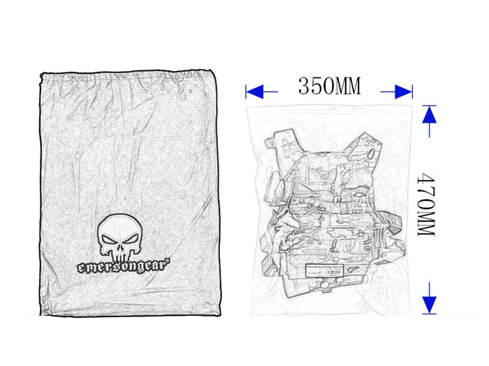 BFセール】EmersonGear Blue Label JPCタイプ プレートキャリア