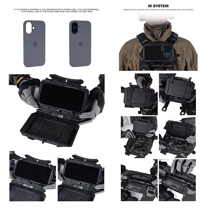 WoSporT DVタイプ 2.0 CG スマートフォン ストレージボックス Black