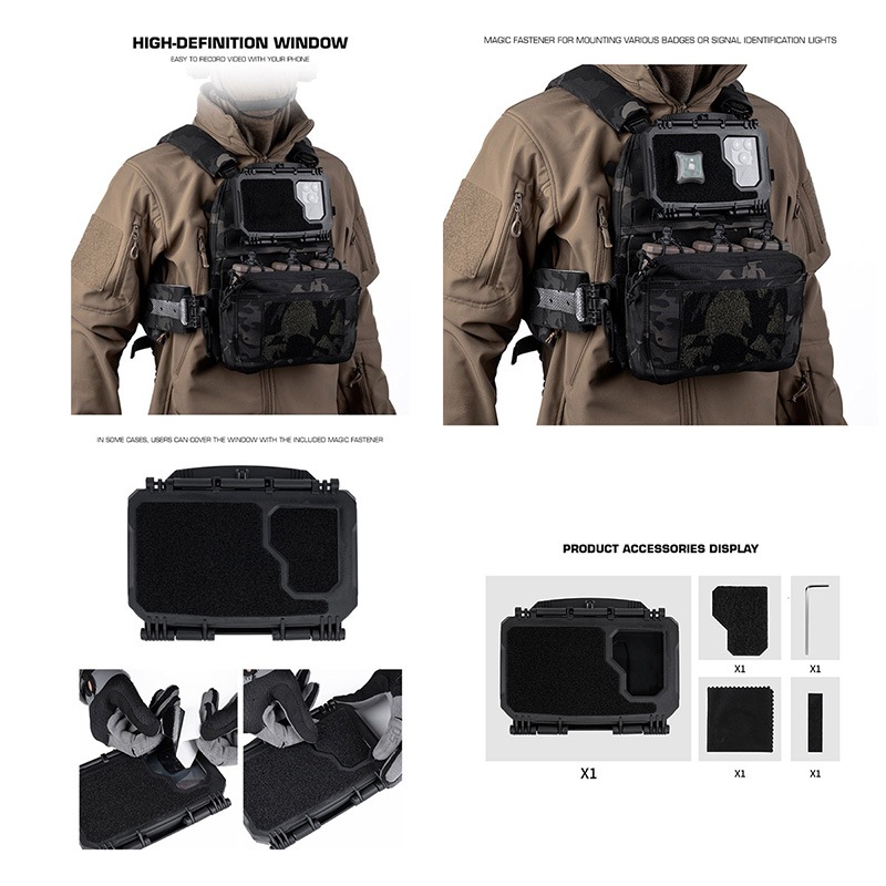 WoSporT DVタイプ 2.0 CG スマートフォン ストレージボックス Black