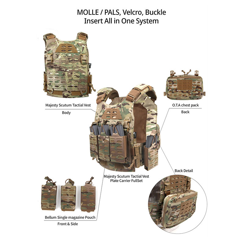 VanceFly Bellum M4/AR用 シングルマガジンポーチ MultiCam | サバゲー