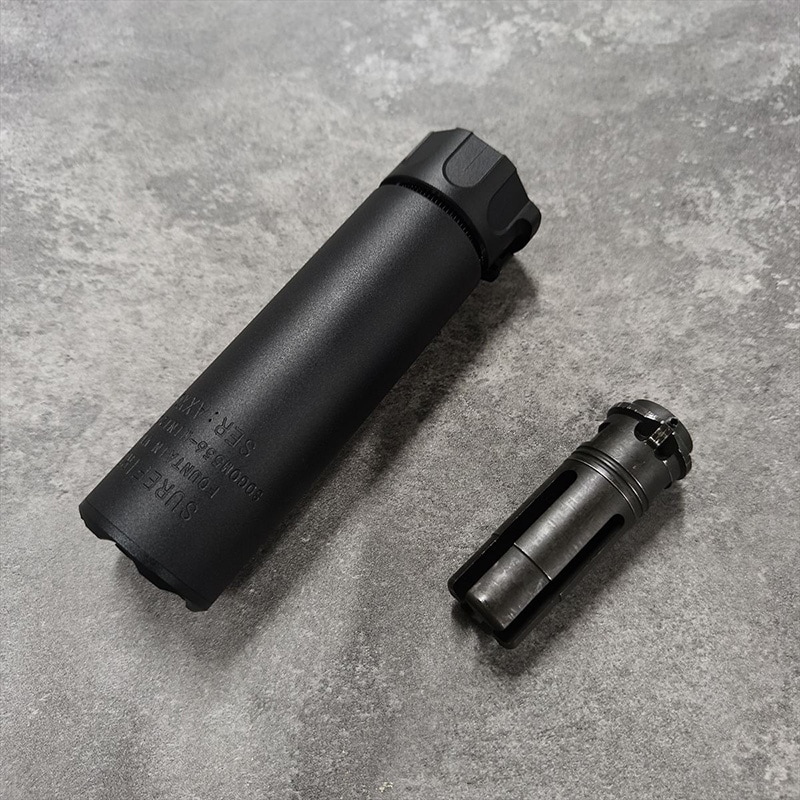 訳あり品】BIGDRAGON SF SOCOM556-MINI2タイプ サプレッサー BK (14mm