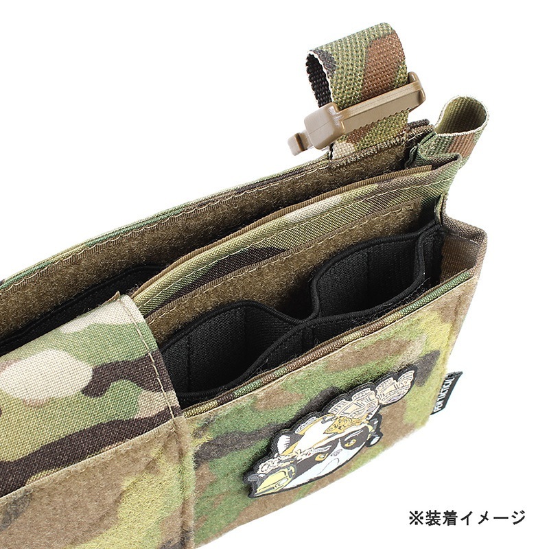 PEW Tactical SSスタイル ダブルピストルマガジンインサート ブラック