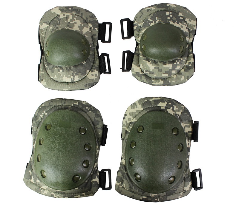 WoSporT U.S. ARMY ミリタリーエルボー/ニーパッドセット OD