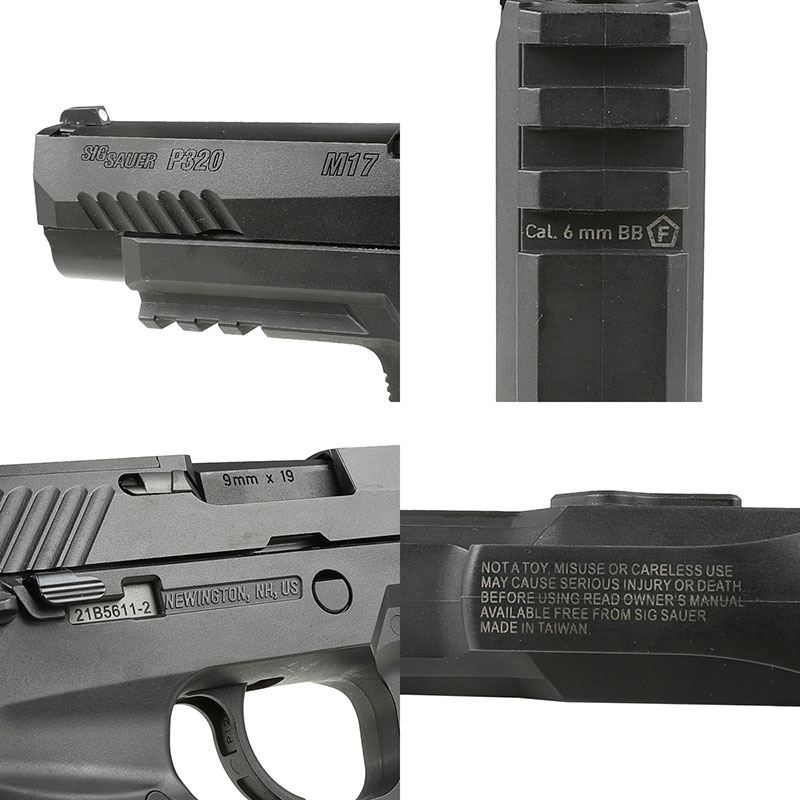 SIG AIR/VFC P320-M17 ֥Хåԥȥ (Official Licensed) Black