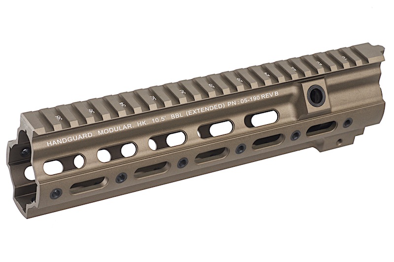 Asura Dynamics Geissele SMRスタイル 10.5inch レイルハンドガード
