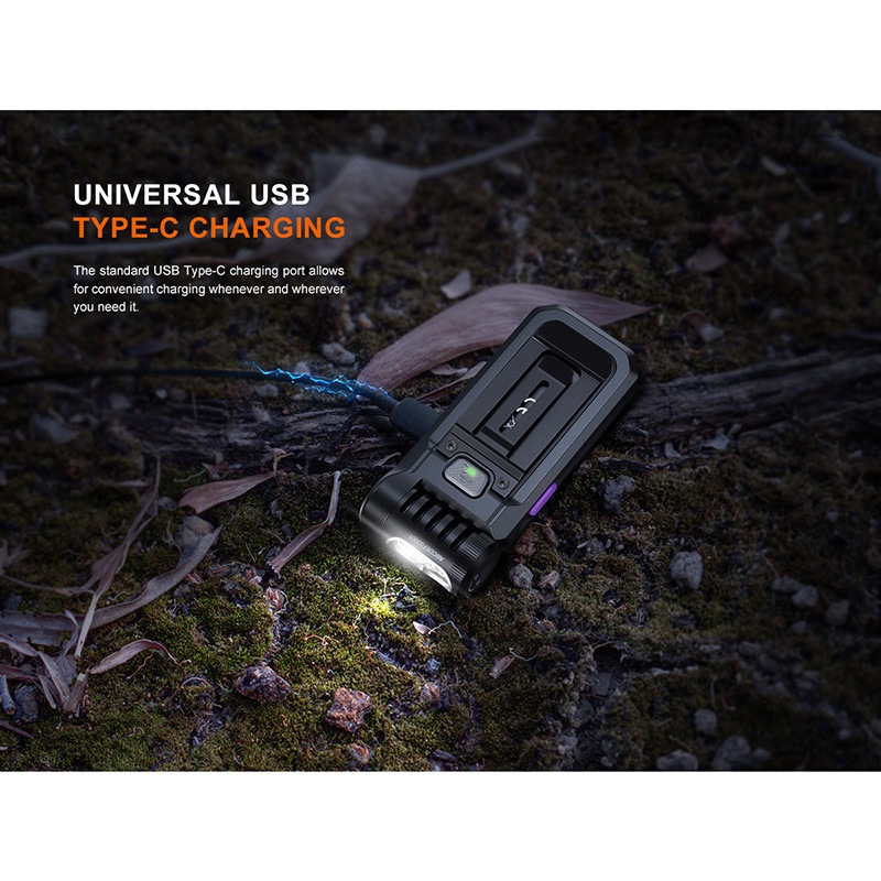 FENIX(ե˥å) SW05R-UV ѥȥǥ奢饤(UV) եå饤 150롼/39mȼ Type-C  ݡ֥饤 LED饤 