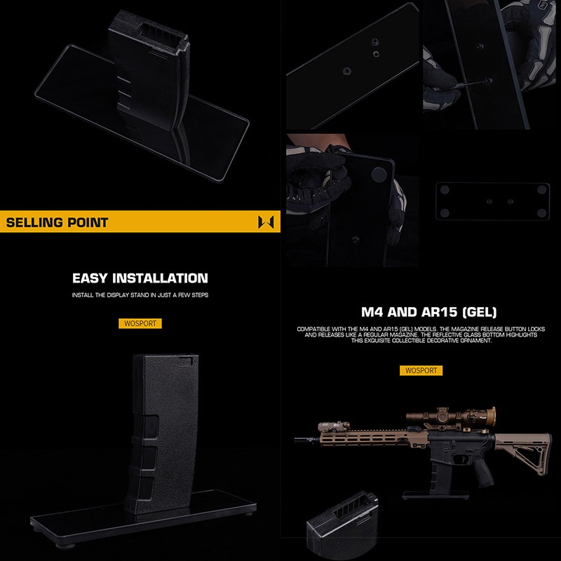 WoSporT M4 AR15 ディスプレイ スタンド 電動ガン/ガスブローバック