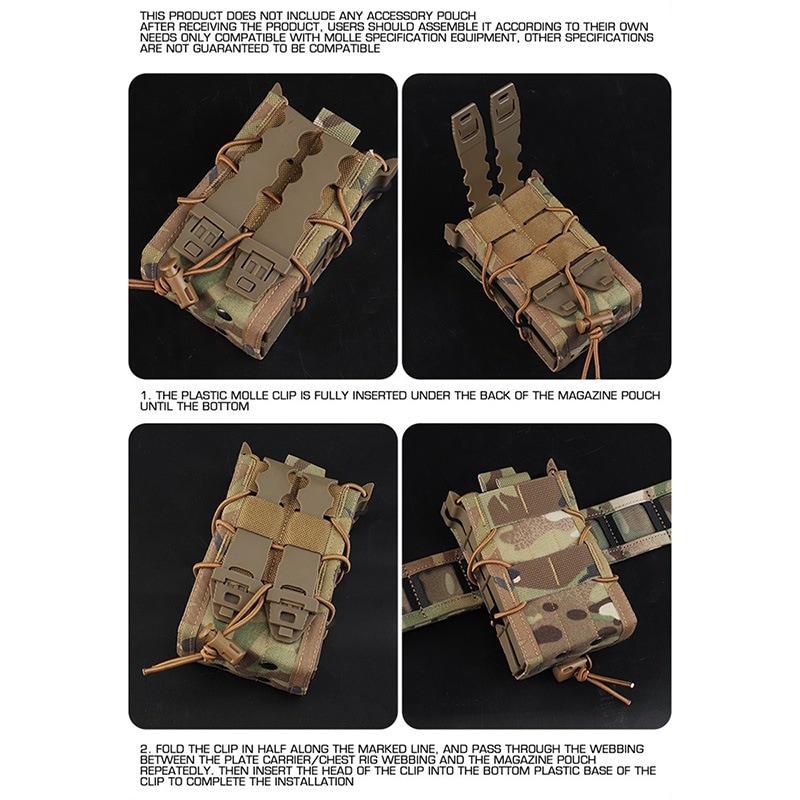 WoSporT HSGI X2R TACOスタイル ダブルマガジンポーチ WG | サバゲー