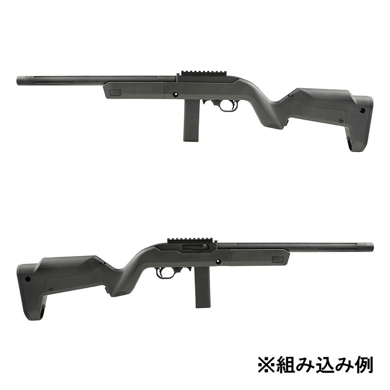 Mugpul x22 バックパッカー　ガスブロ　aimpointドットサイト付き ACE1 ARMS MAGPUL X-22タイプ バックパッカーストックキット (KJ KC02