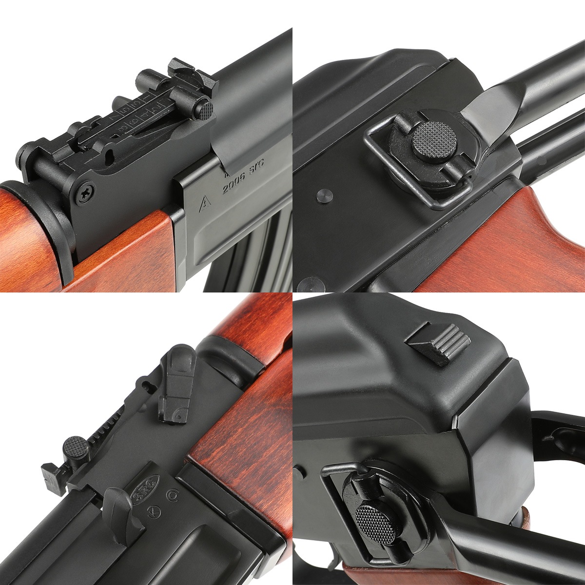 SRC AK47S フルメタル電動ガン ライフル NV (リアルウッド JP Ver