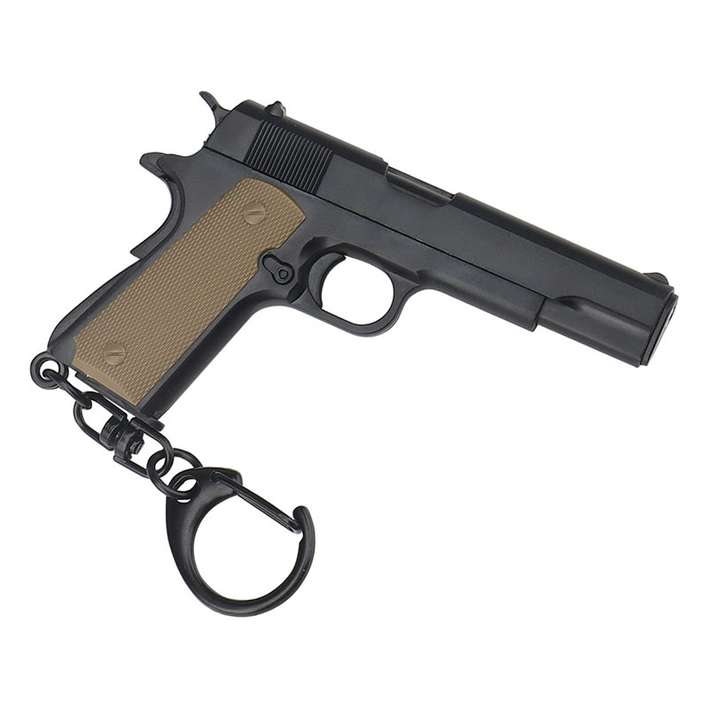 WoSporT 1911キーチェーン 1/4スケール BK【メール便可能/他のメール便