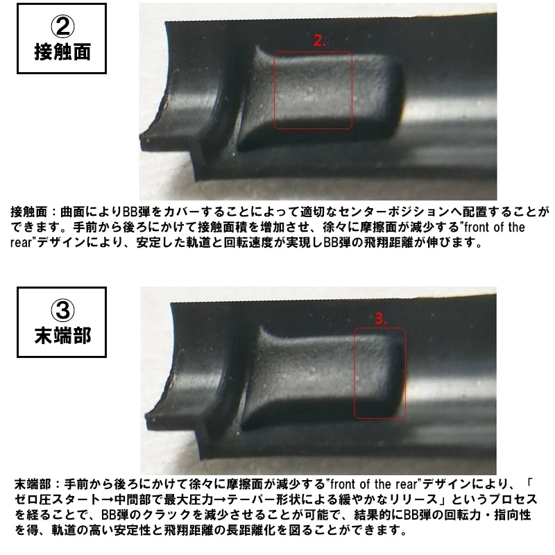T-N.T. APS-X Double I/D AC精密インナーバレル 220mm | エアガン