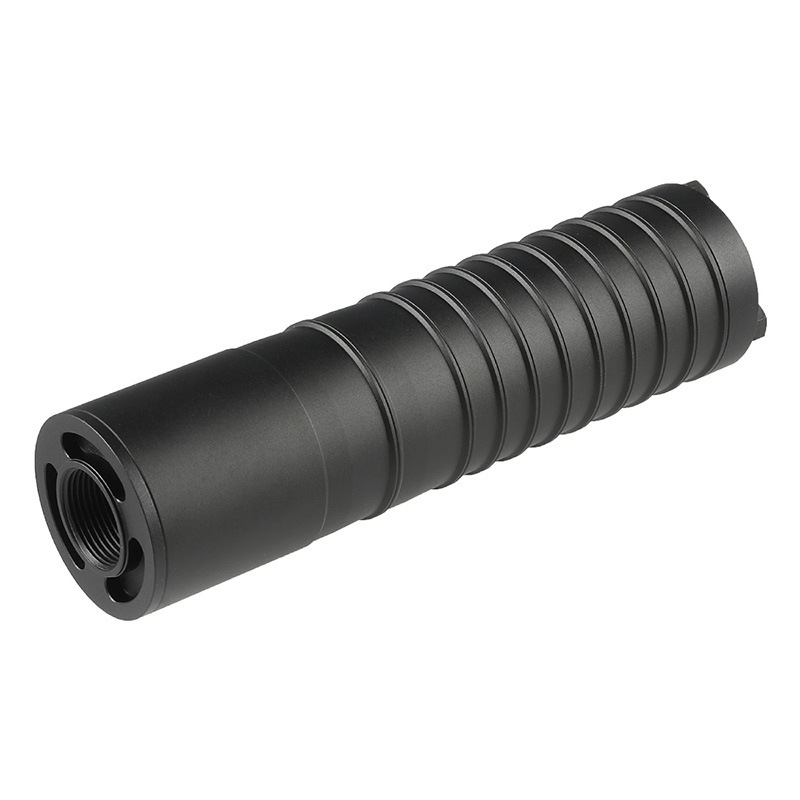 新品未使用 6.3インチ シザー ハーフ剣型 Airsoft Artisan CGS SCI-SIX タイプ サイレンサー / 3Prong
