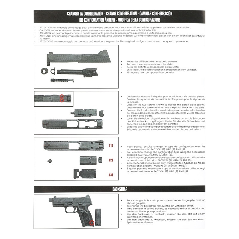 EMG/DE Airsoft FN509 ֥Хåԥȥ Black (JP Ver./OfficialLicense)