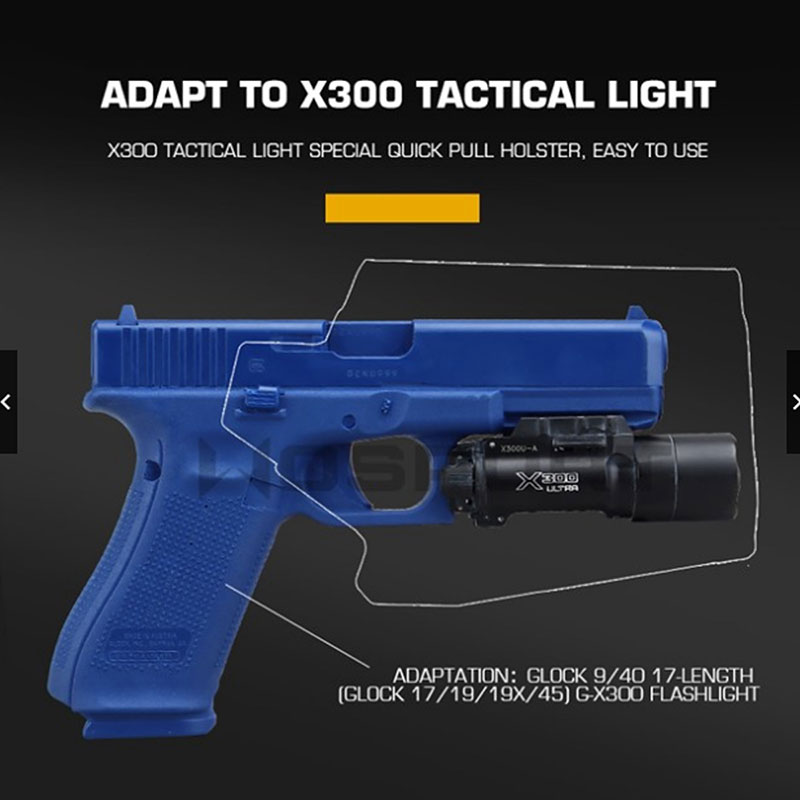 WoSporT カイデックスホルスター SF X300 (G17/19/19X/45対応) TAN