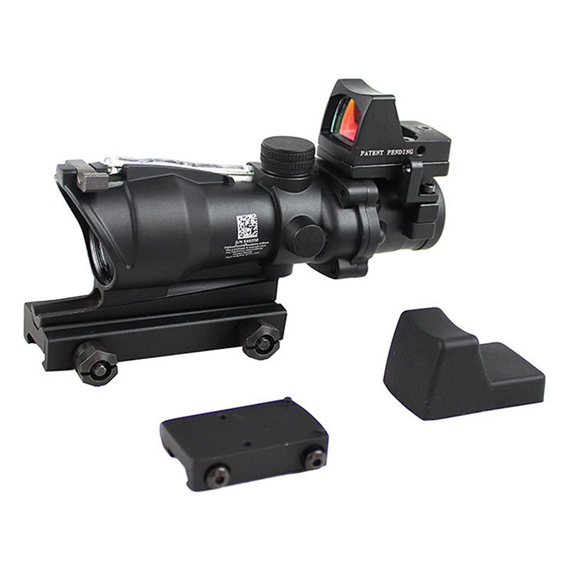 Trijicon ACOG スコープ 4×32 RMRドットサイト レプリカ TR ACOG4×32スコープ&RMRドットレプリカ 集光チューブ式