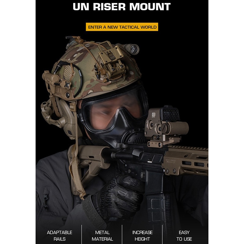 WoSporT UNITYタイプ FAST OPTIC RISER MOUNT マウントベース BK 20mm
