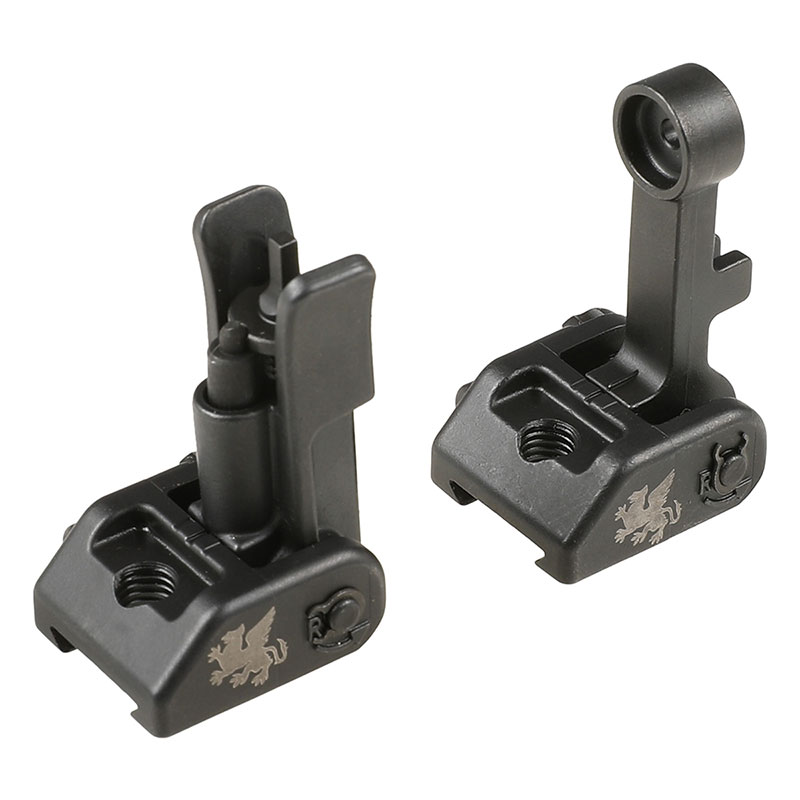 PTS Griffin Armament モジュラーフロント&リアサイト Black