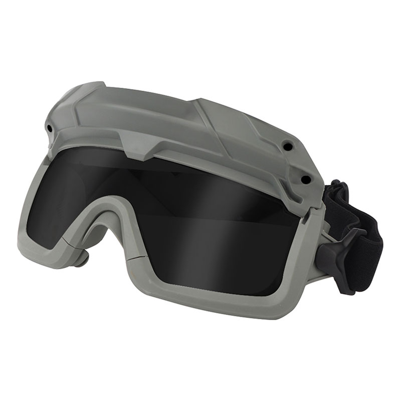 Pセール】WoSporT マルチディメンショナル タクティカルゴーグル GREY 