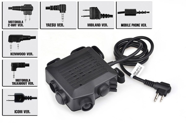 Z-Tactical SELEX TACMIC CT5タイプ PTTスイッチ ICOM用 | ヘッド