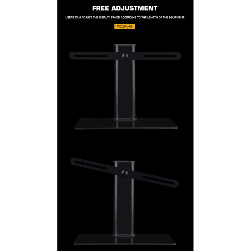 WoSporT ユニバーサル ディスプレイスタンド ガンラック Black