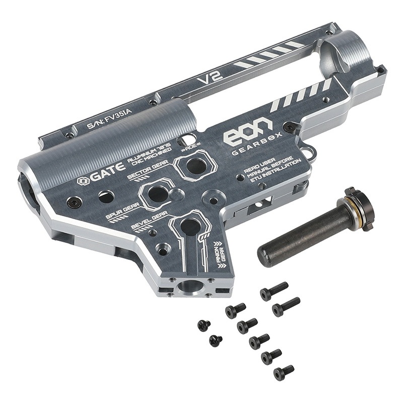 GATE EON V2 アルミニウム ギアボックス Ti 電動ガン Ver2 メカBOX